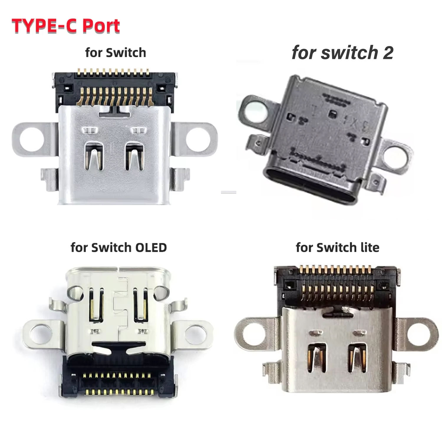 Replacement Type C Port Chargi - Gaming Console Nintendo Switch avaliação e preço