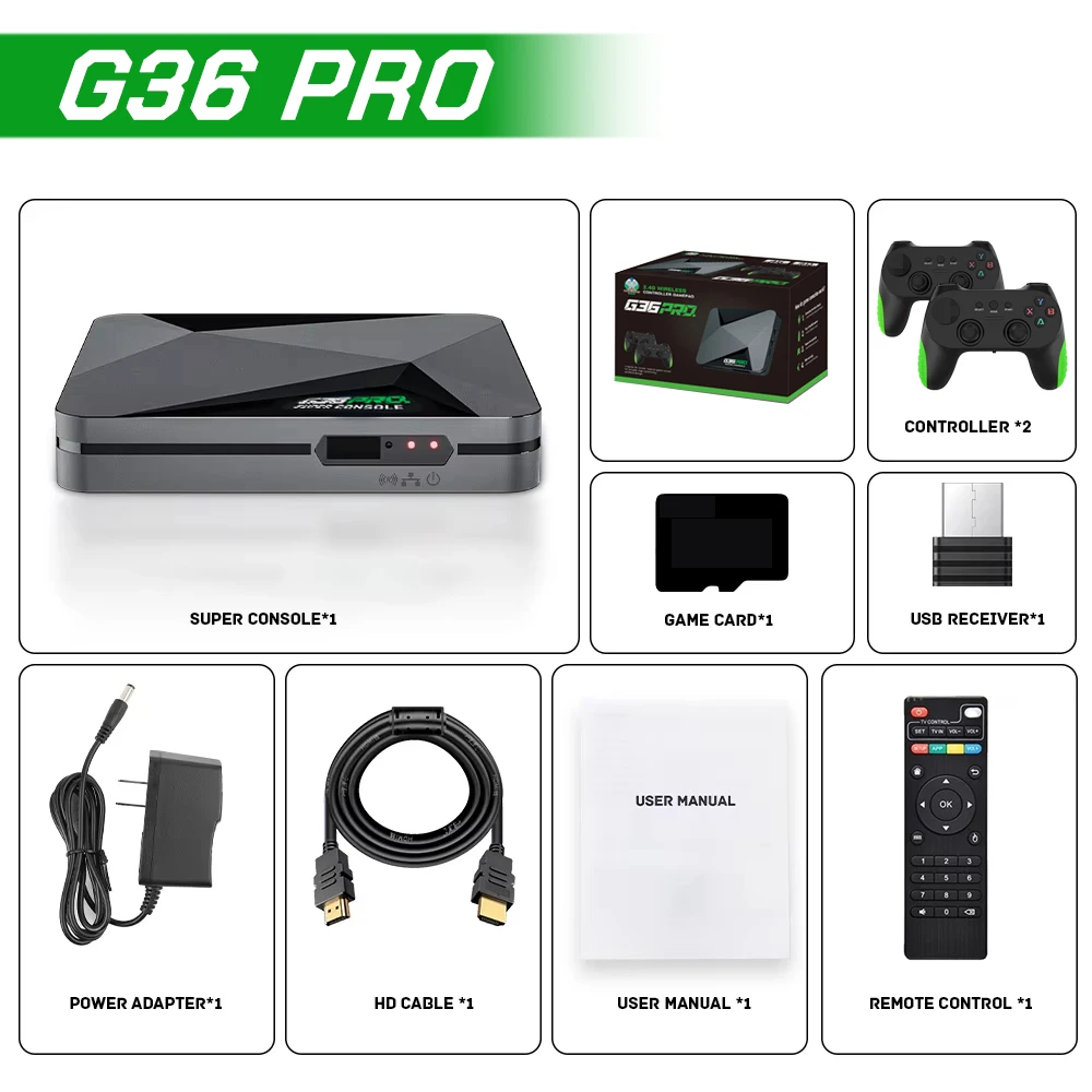 Super Console G36 Pro Retro Vi - Gaming Console Windows avaliação e preço