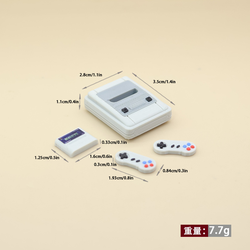 1set Dollhouse Mini Retro Game - Gaming Console Mini avaliação e preço