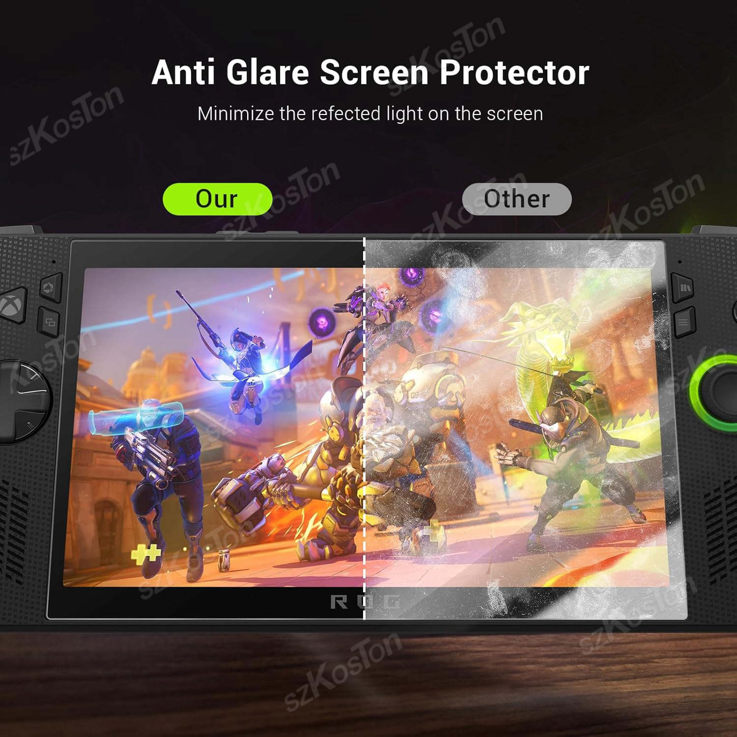 1-2 Pack 9H Tempered Glass Scr - Gaming Console Rog Ally avaliação e preço