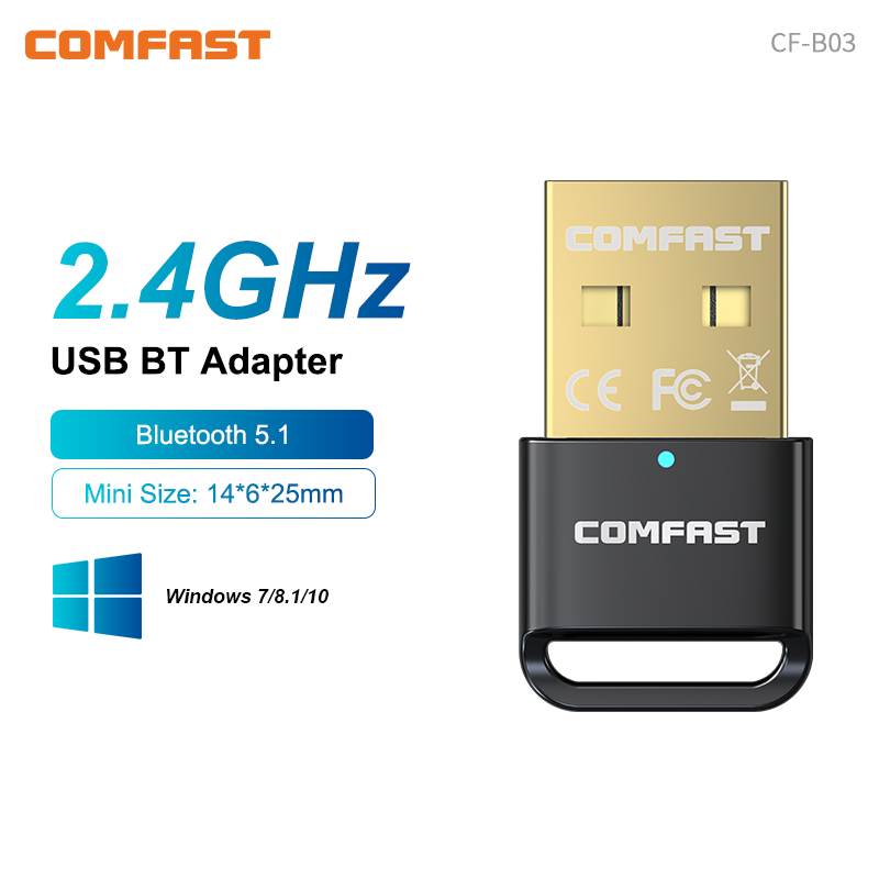 COMFAST USB Bluetooth 5.1 Dong - Laptop Gaming Console avaliação e preço