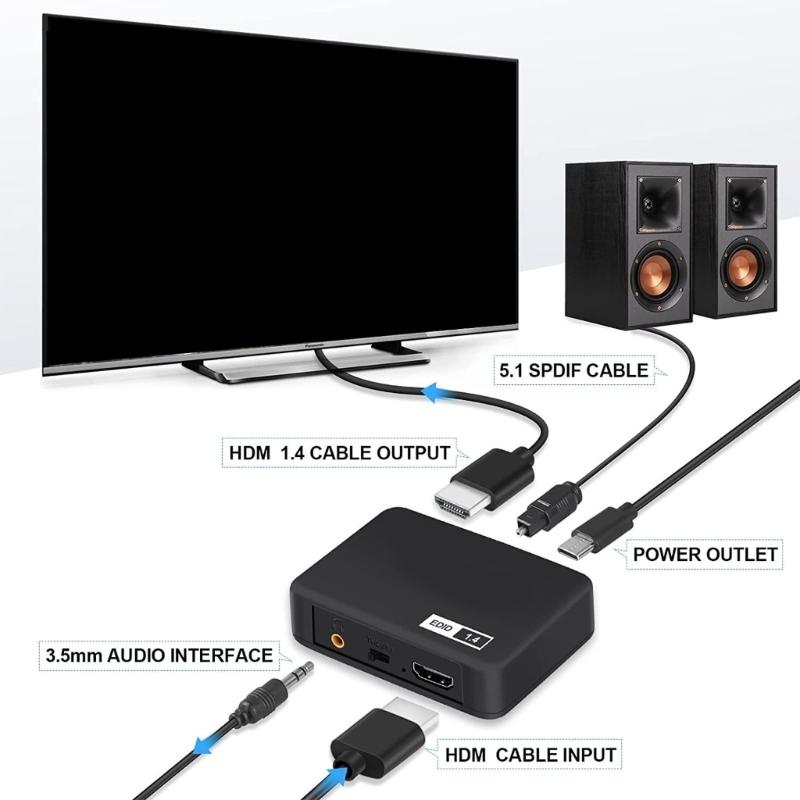 652F HDTV Sound Splitter Extra - Gaming Console Bundle avaliação e preço