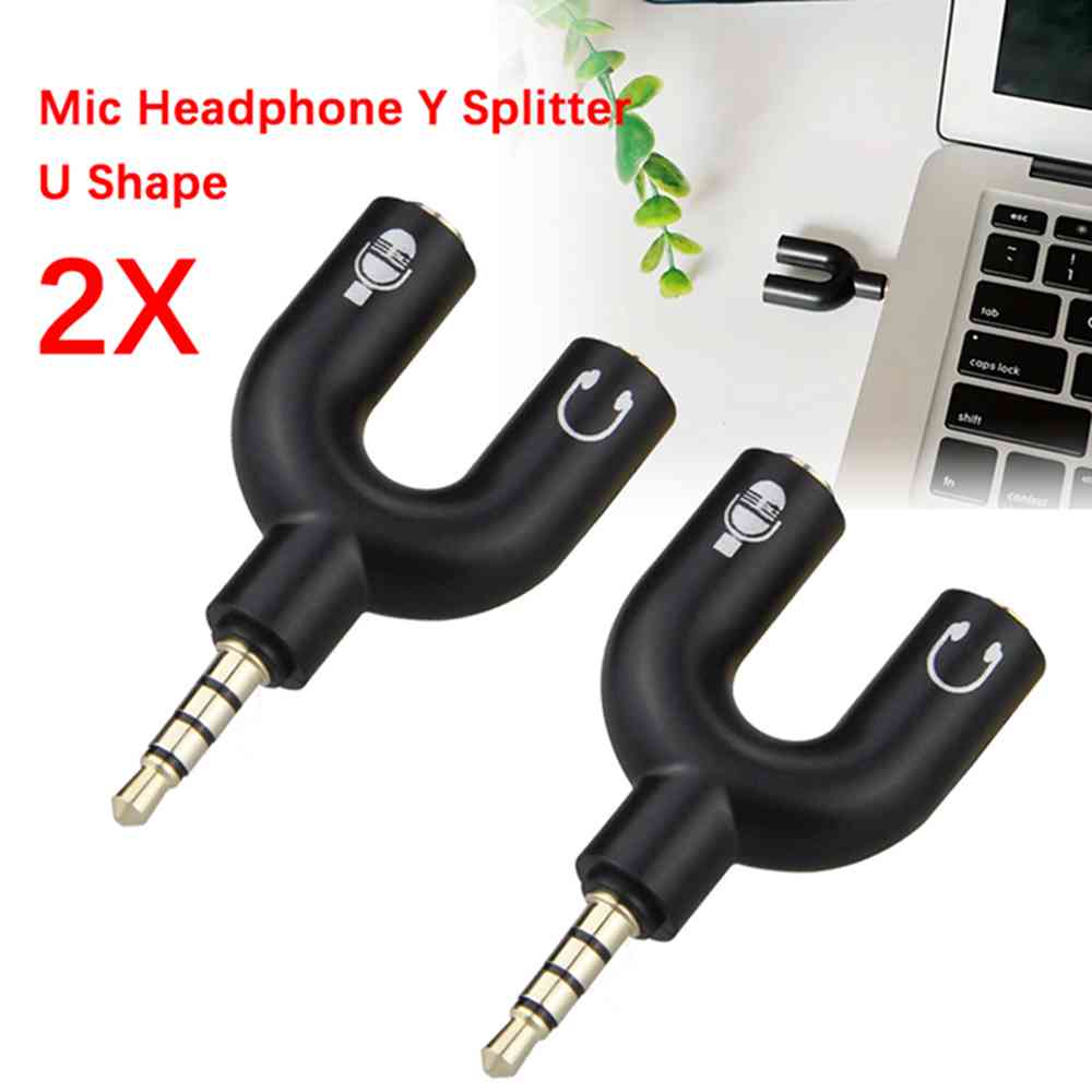 3.5mm Headphone Mic Splitter A - Headset Gaming Console avaliação e preço