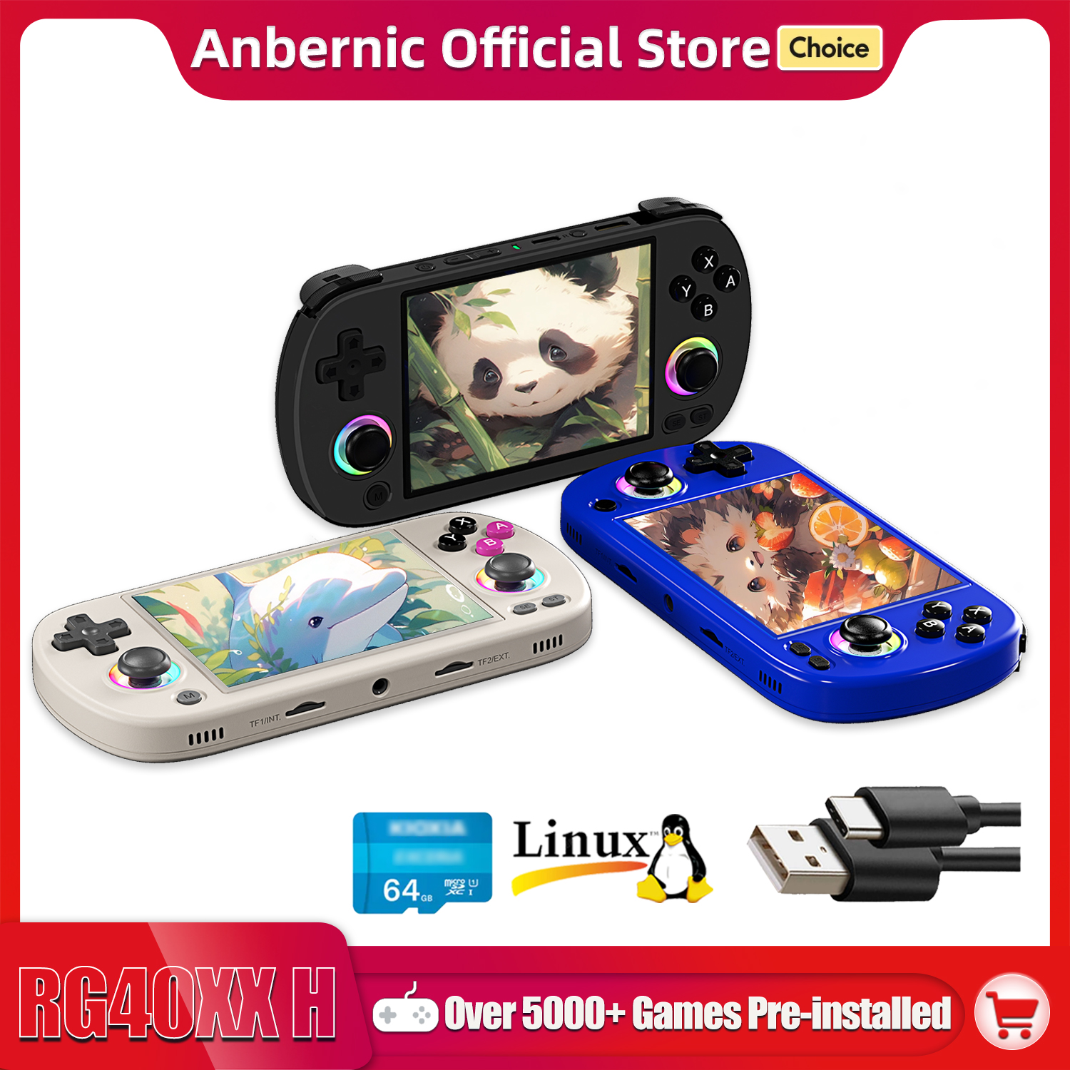 ANBERNIC RG40XX H Handheld Gam - Gaming Console Windows avaliação e preço