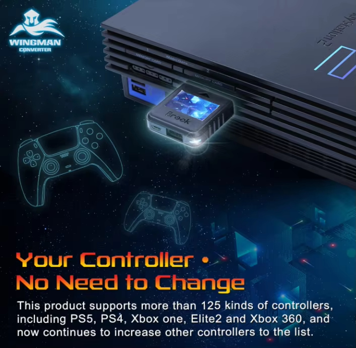 PS2 Wingman Brook Converter fo - Xbox Elite Controller avaliação e preço
