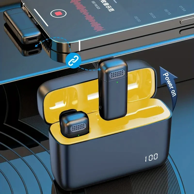 Wireless Microphone Lapel K6 P - Gaming Console Youtube avaliação e preço
