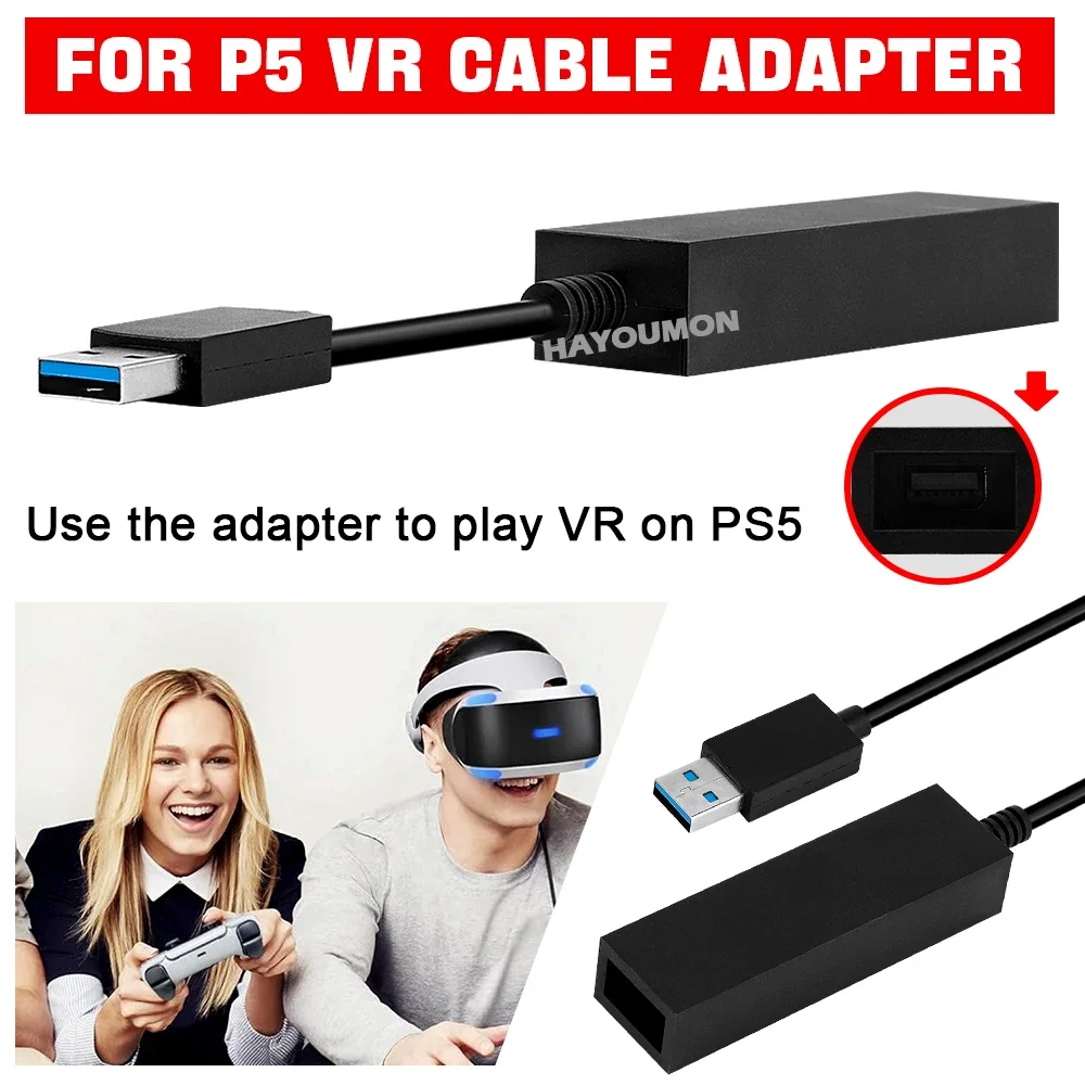 For PS5 VR Cable Adapter For P - Gaming Console Mini avaliação e preço