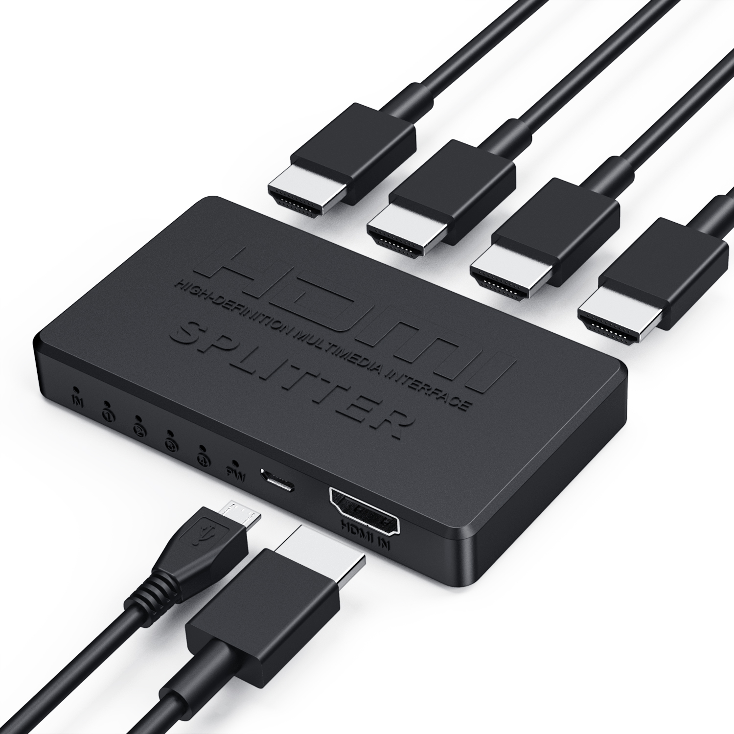 4K 2K HDMI Splitter 1 in 4 out - Gaming Console Bundle avaliação e preço