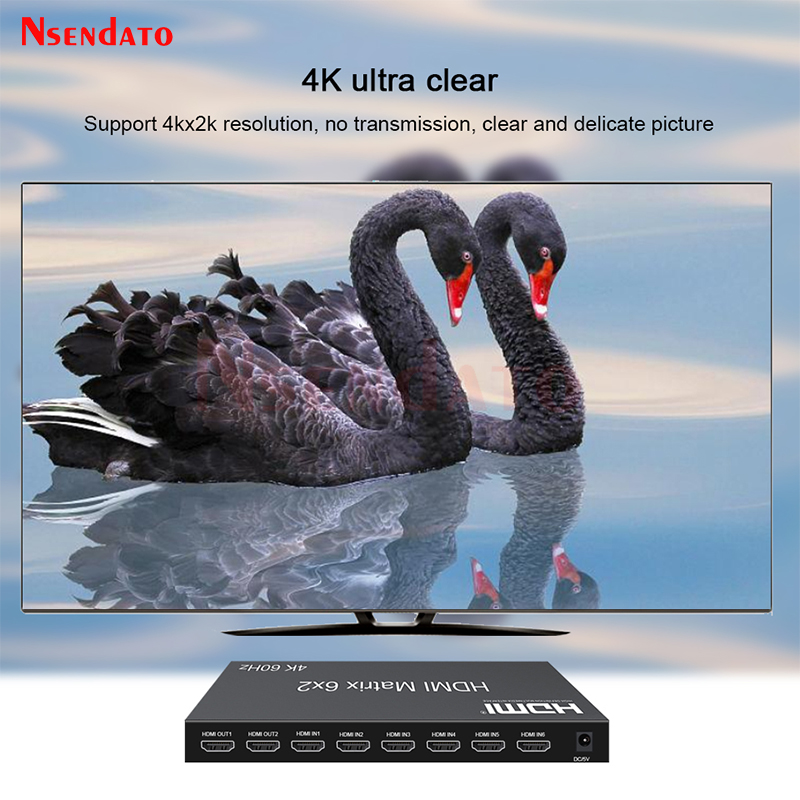 6x2 HDMI Matrix Switch 4k 60hz - Gaming Console Bundle avaliação e preço