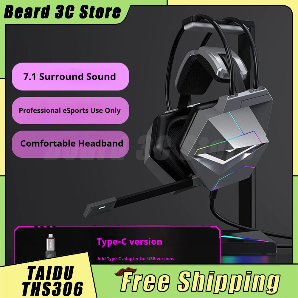 Taidu Ths306 Wired Gaming Head - Gaming Console Connect With Phone avaliação e preço