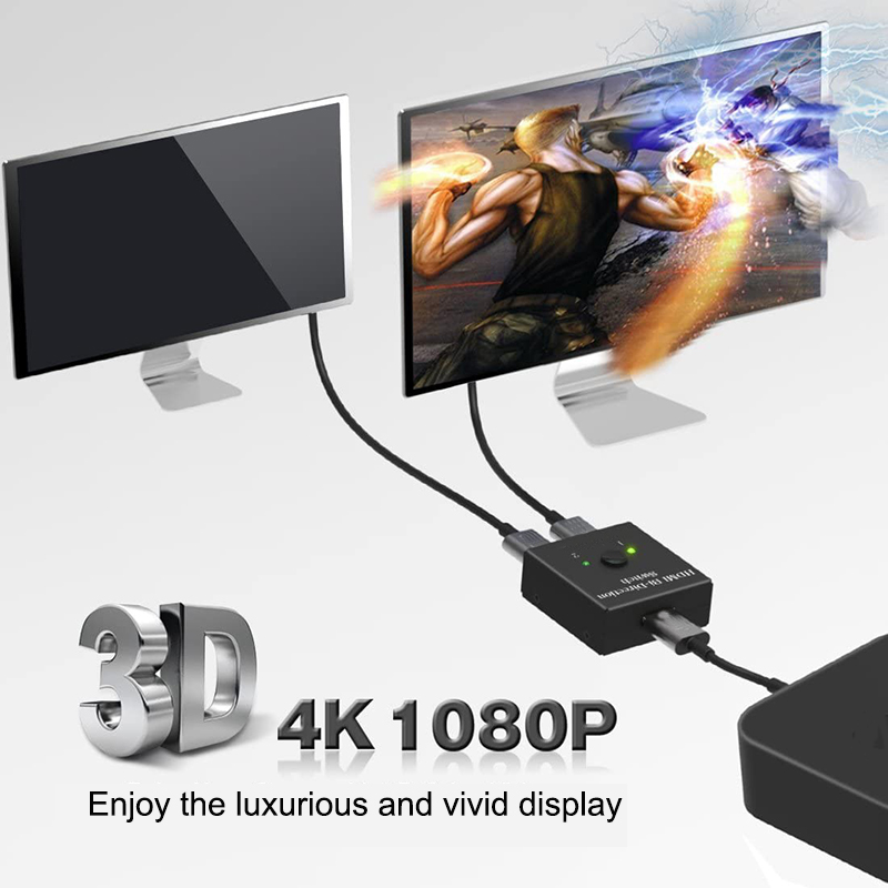 HDMI-compatible Adapter 2 in 1 - Gaming Console Bundle avaliação e preço