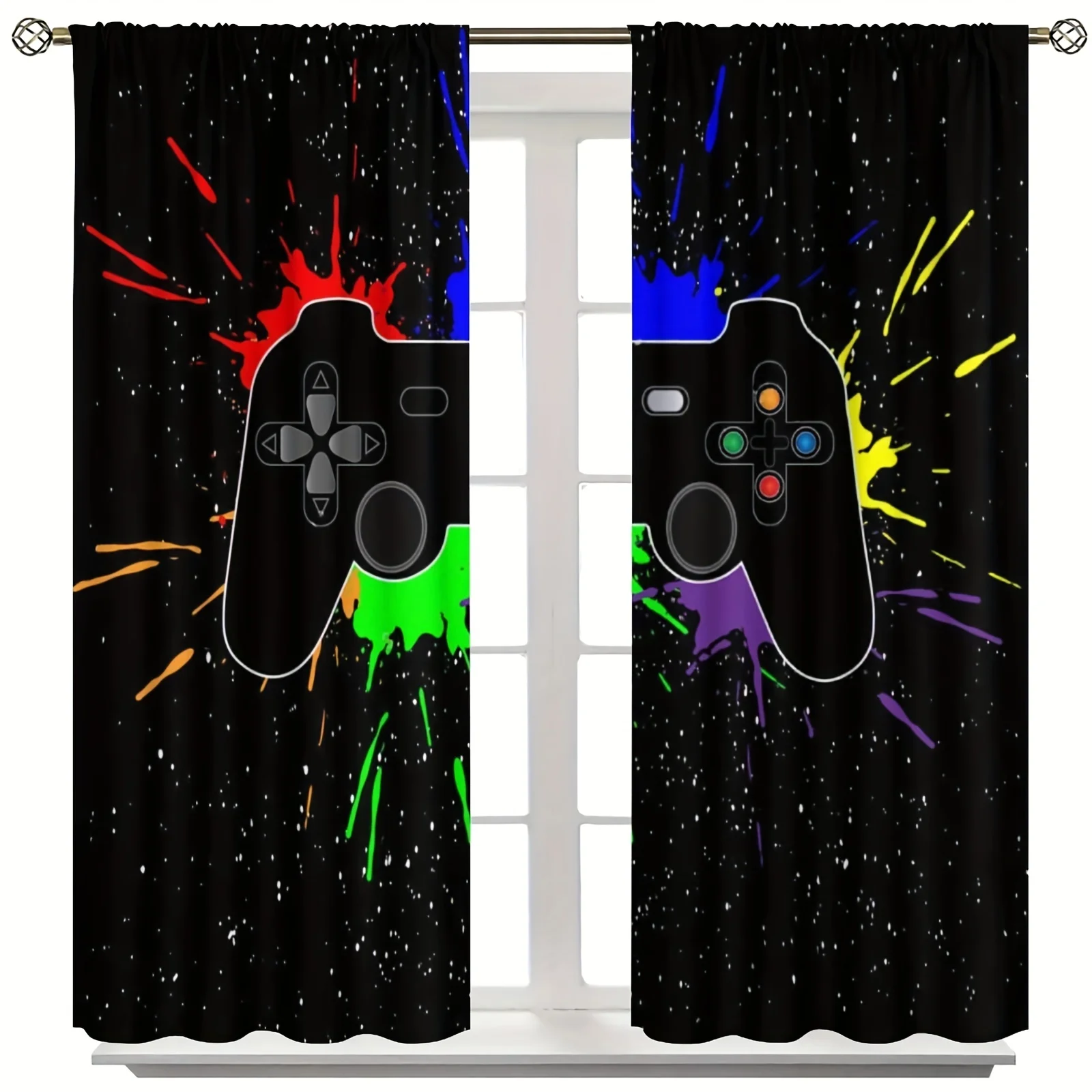 2pcs PS5 Gamepad Curtains for  - Gaming Console Youtube avaliação e preço
