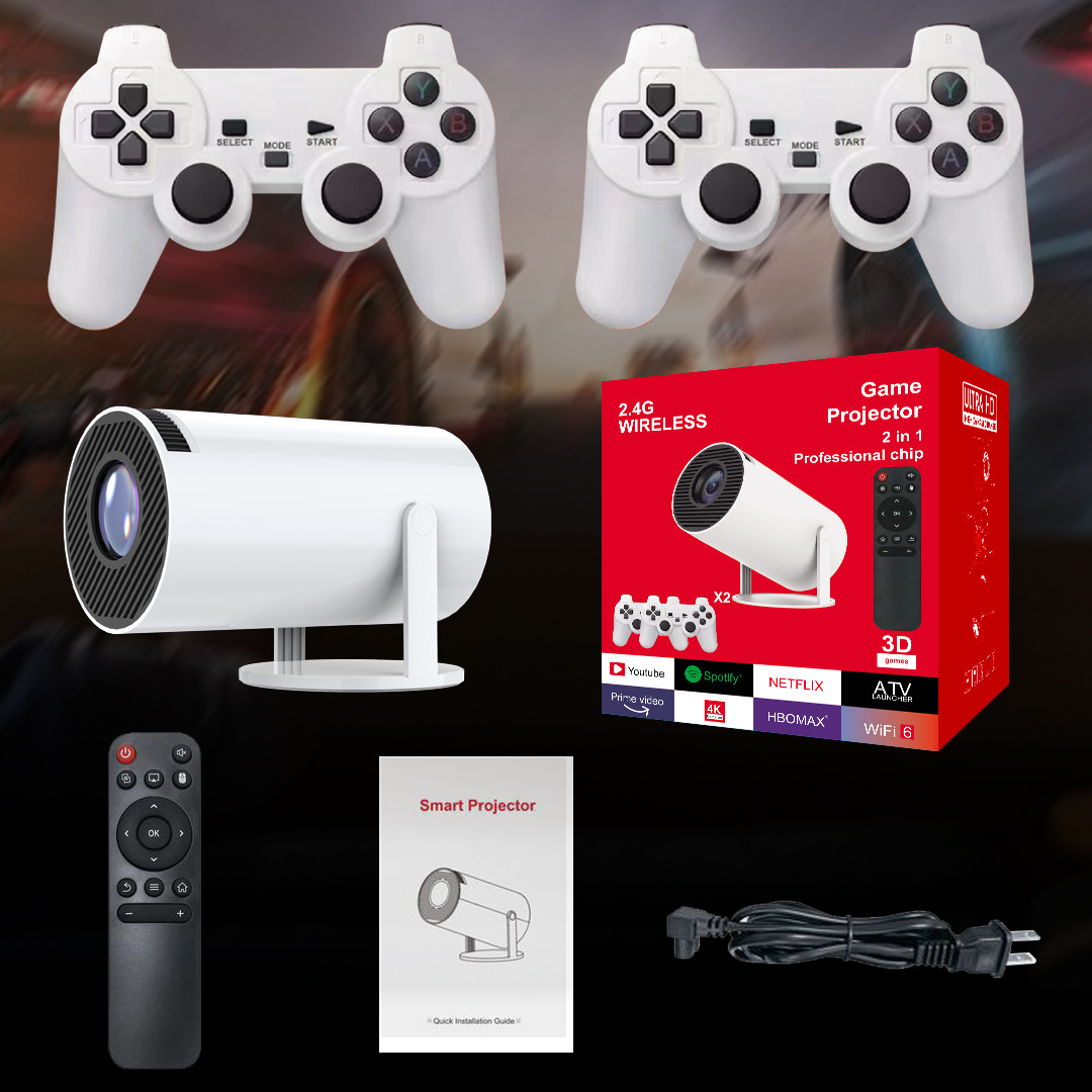 3D Game Projector 2 in 1 F300  - Gaming Console Youtube avaliação e preço