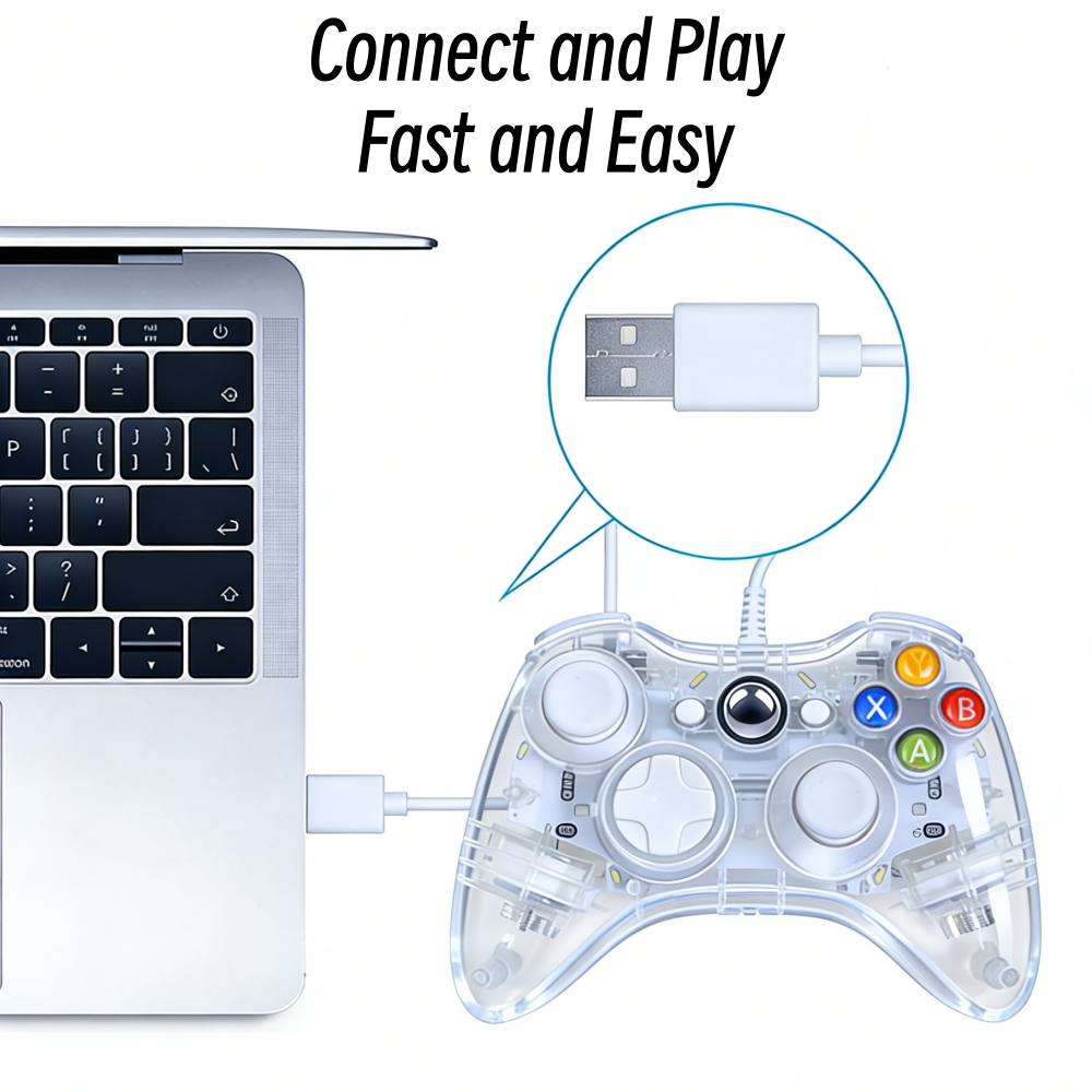 Transparent Gamepads Controlle - Laptop Gaming Console avaliação e preço