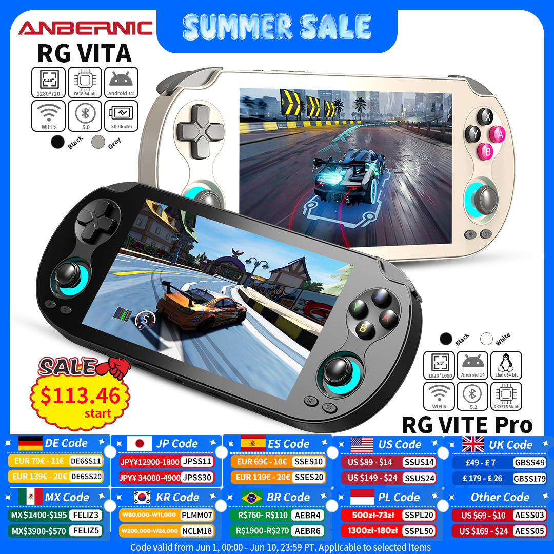 ANBERNIC RG VITA / RG VITA Pro - Gaming Console Windows avaliação e preço