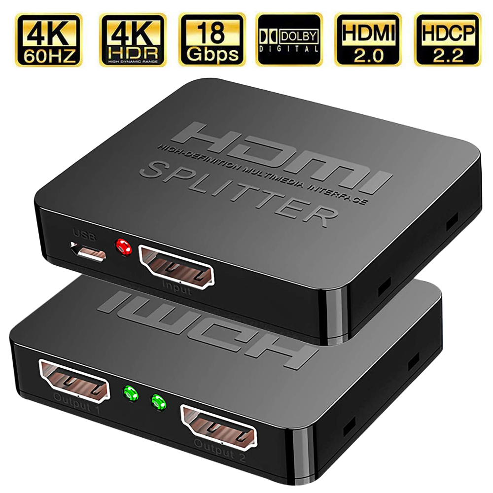 2023 Best 4K HDMI Splitter 1x2 - Gaming Console Bundle avaliação e preço