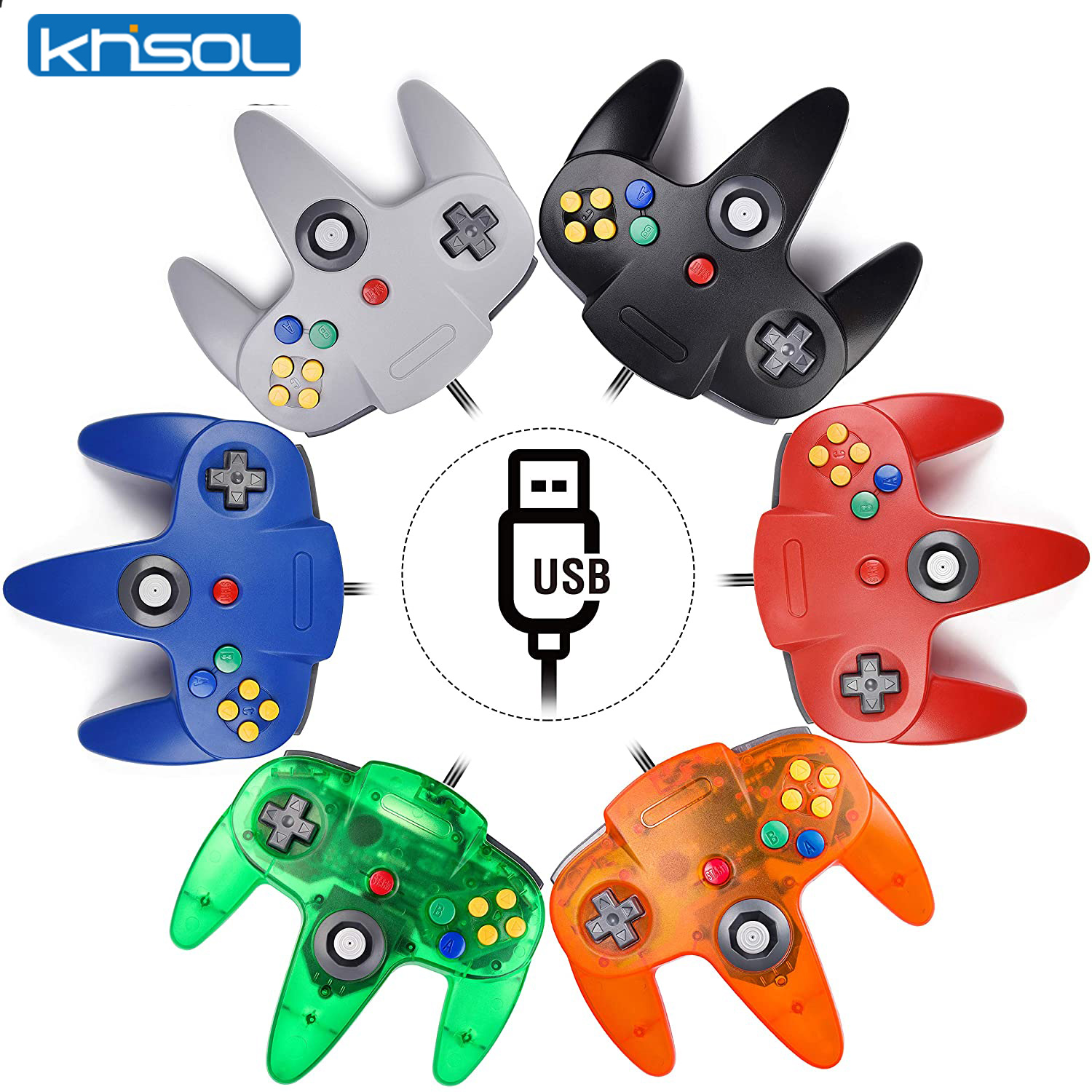 N64 Controller Classic USB Wir - Gaming Console Windows avaliação e preço