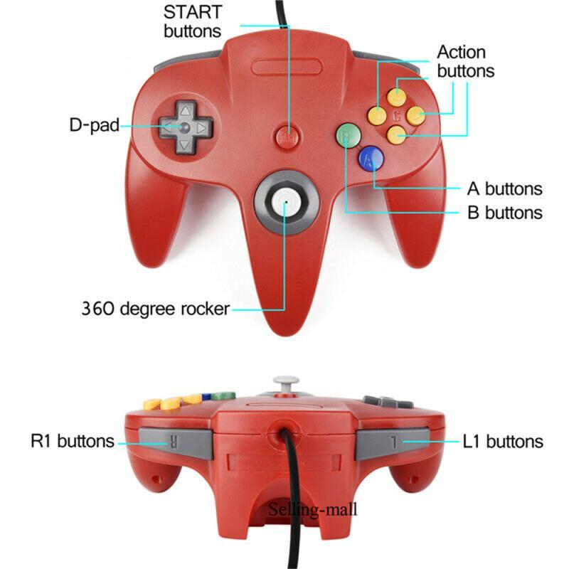 N64 Controller Classic USB Wir - Gaming Console Windows avaliação e preço