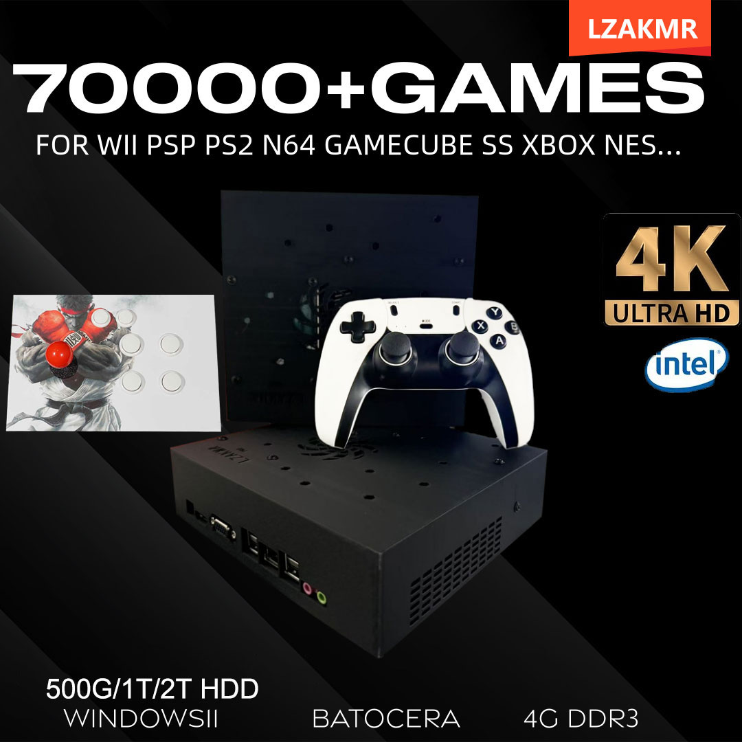 Retro Gaming Console 70000+ Ga - Gaming Console Windows avaliação e preço