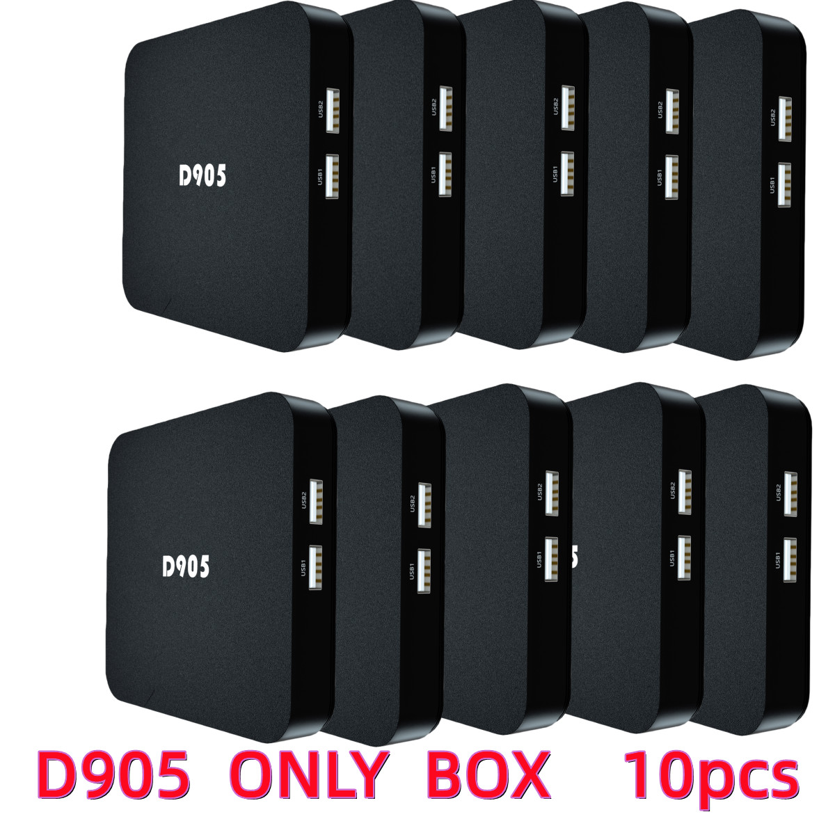 10PCS  Only  BOX  For D905 4K  - Gaming Console Youtube avaliação e preço