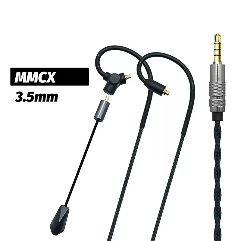 0.78 QDC MMCX Gaming Earphone  - Headset Gaming Console avaliação e preço