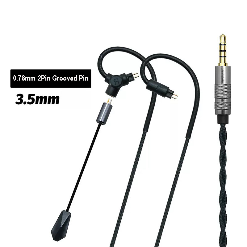 0.78 QDC MMCX Gaming Earphone  - Headset Gaming Console avaliação e preço