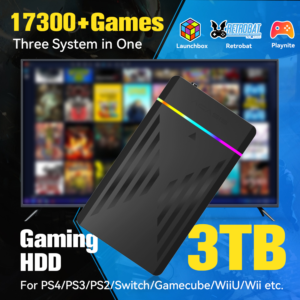 3TB Portable Gaming HDD Launch - Gaming Console Windows avaliação e preço