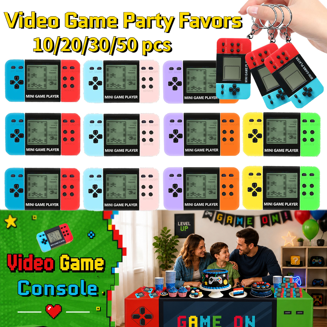 10-120pcs Kids Mini Handheld G - Gaming Console Mini avaliação e preço